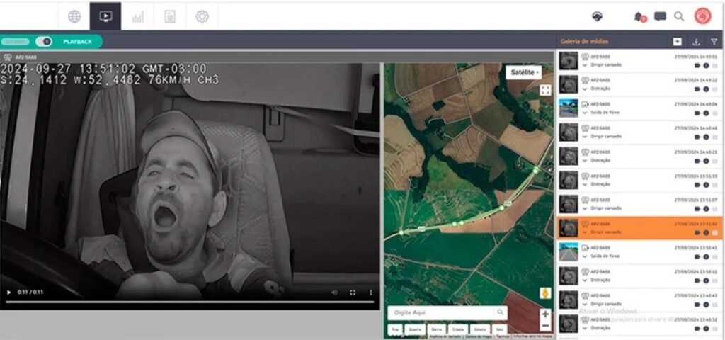 Visão da Câmera de Fadiga